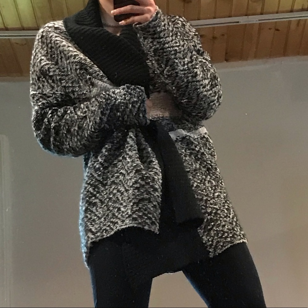 Longline cardigan